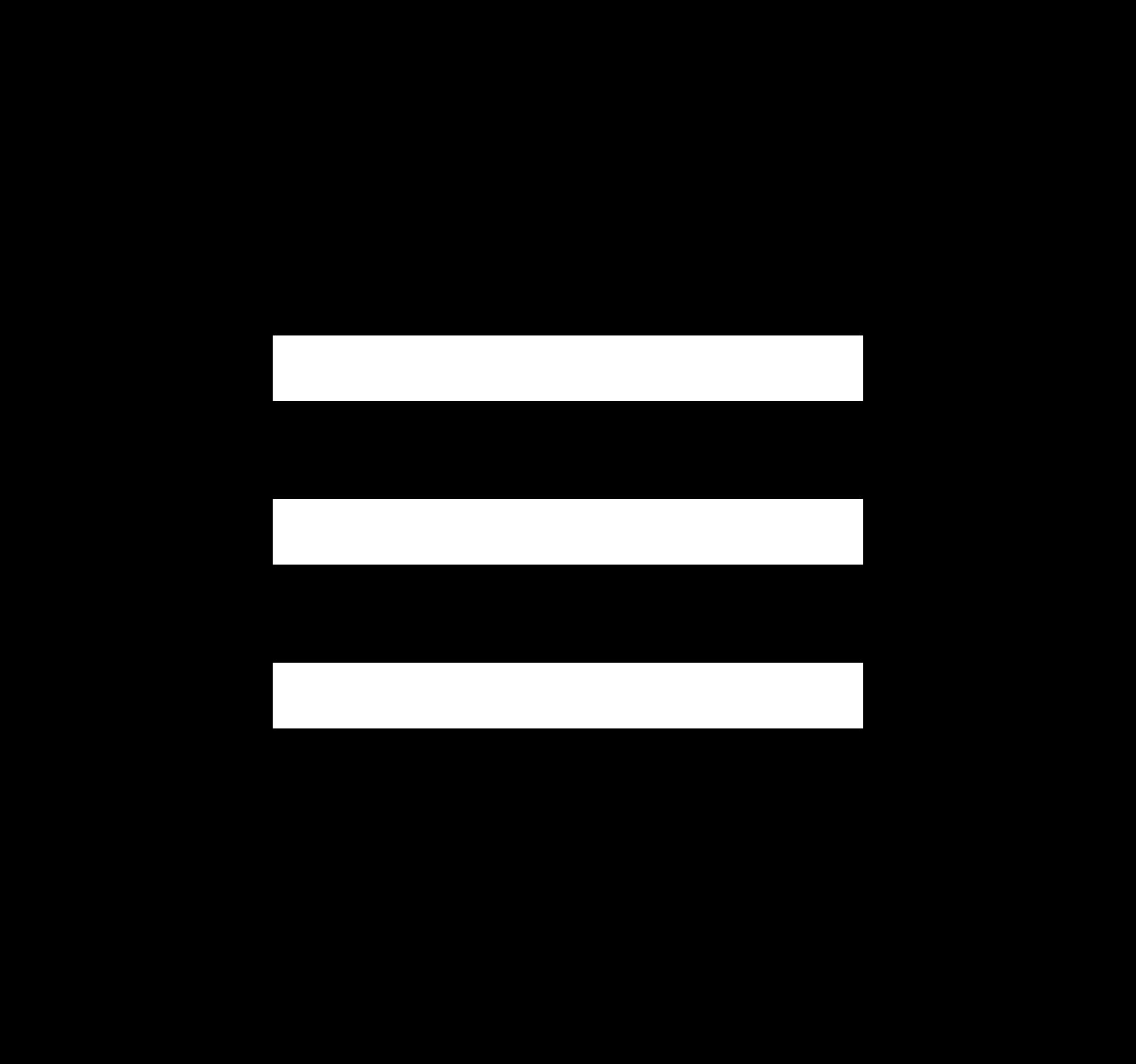 White horizonal lines representing navigation